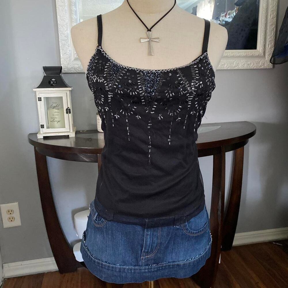 Y2k beaded top